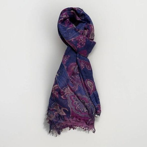 SCIARPA ARTIGIANALE UNISEX PAISLEY