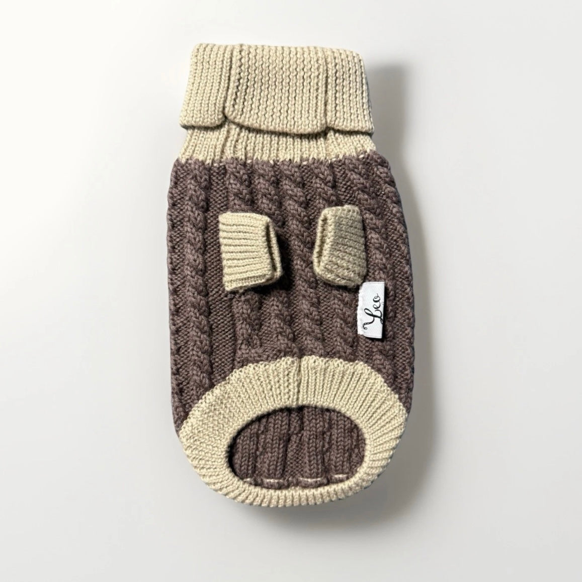 LEO & LUCY MAGLIONCINO CANE MARRONE BEIGE
