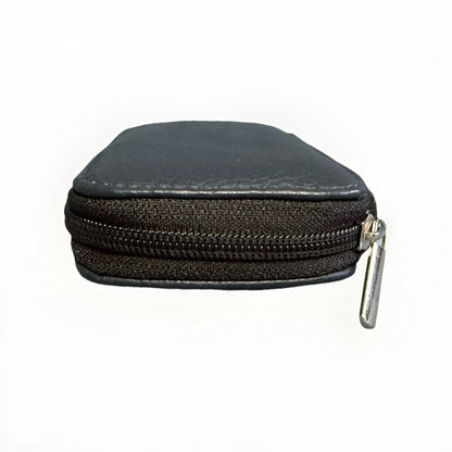 PORTACHIAVI ARTIGIANALE VERA PELLE BLU