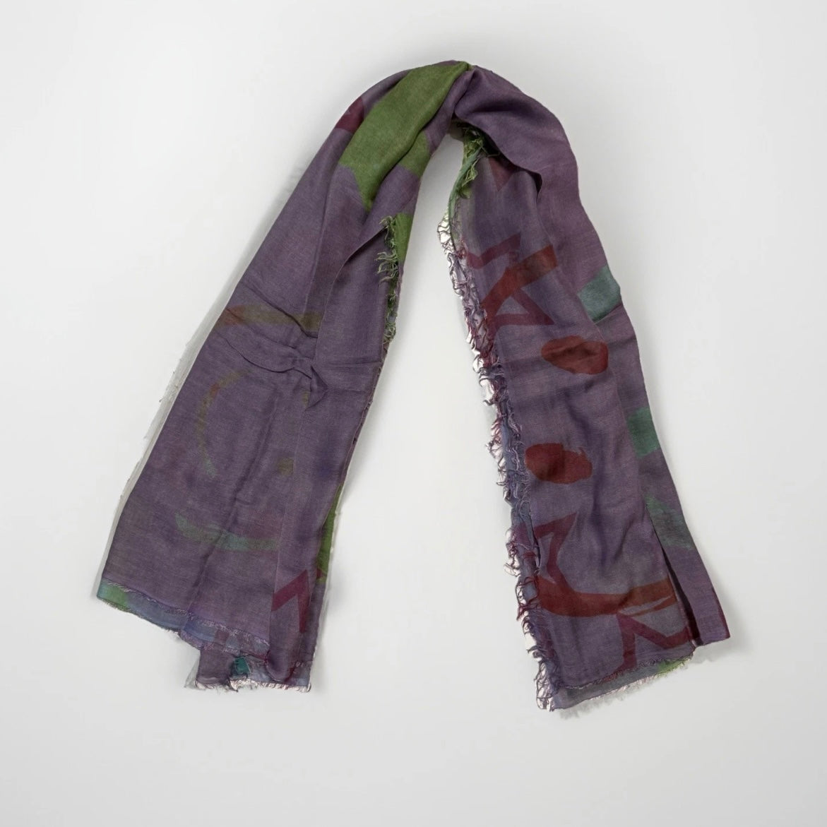 ROCKS ITALY SCIARPA UNISEX LILLA FANTASIA SIMBOLO PACE