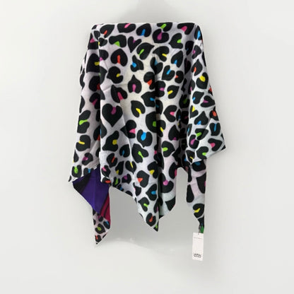 BLACK VELVET SCIARPA SCIALLE TRIANGOLARE REVERSIBILE