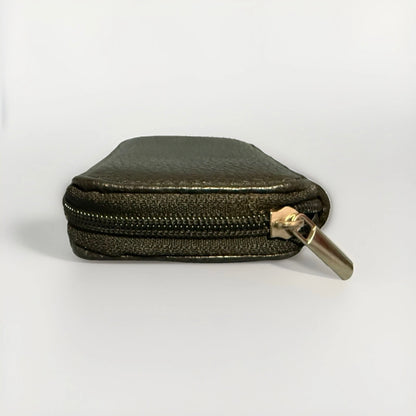 PORTACHIAVI ARTIGIANALE VERA PELLE NERO