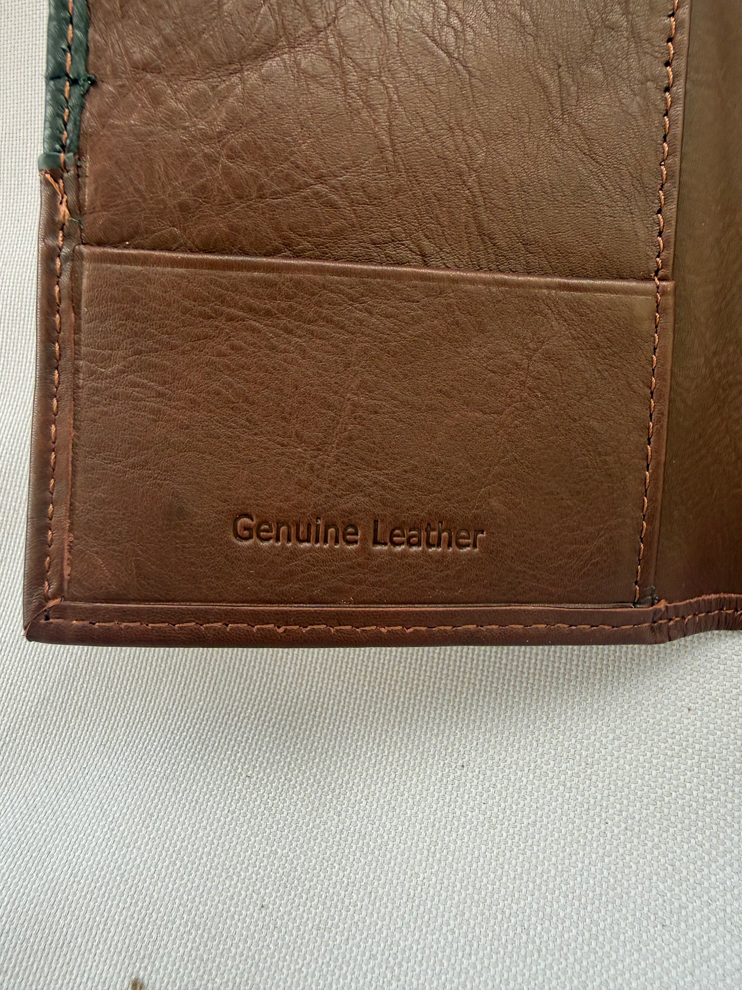 BRITISH TOPMAN&CO PORTAFOGLIO UOMO IN PELLE VITELLO MARRONE