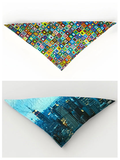 BLACK VELVET SCIARPA SCIALLE TRIANGOLARE