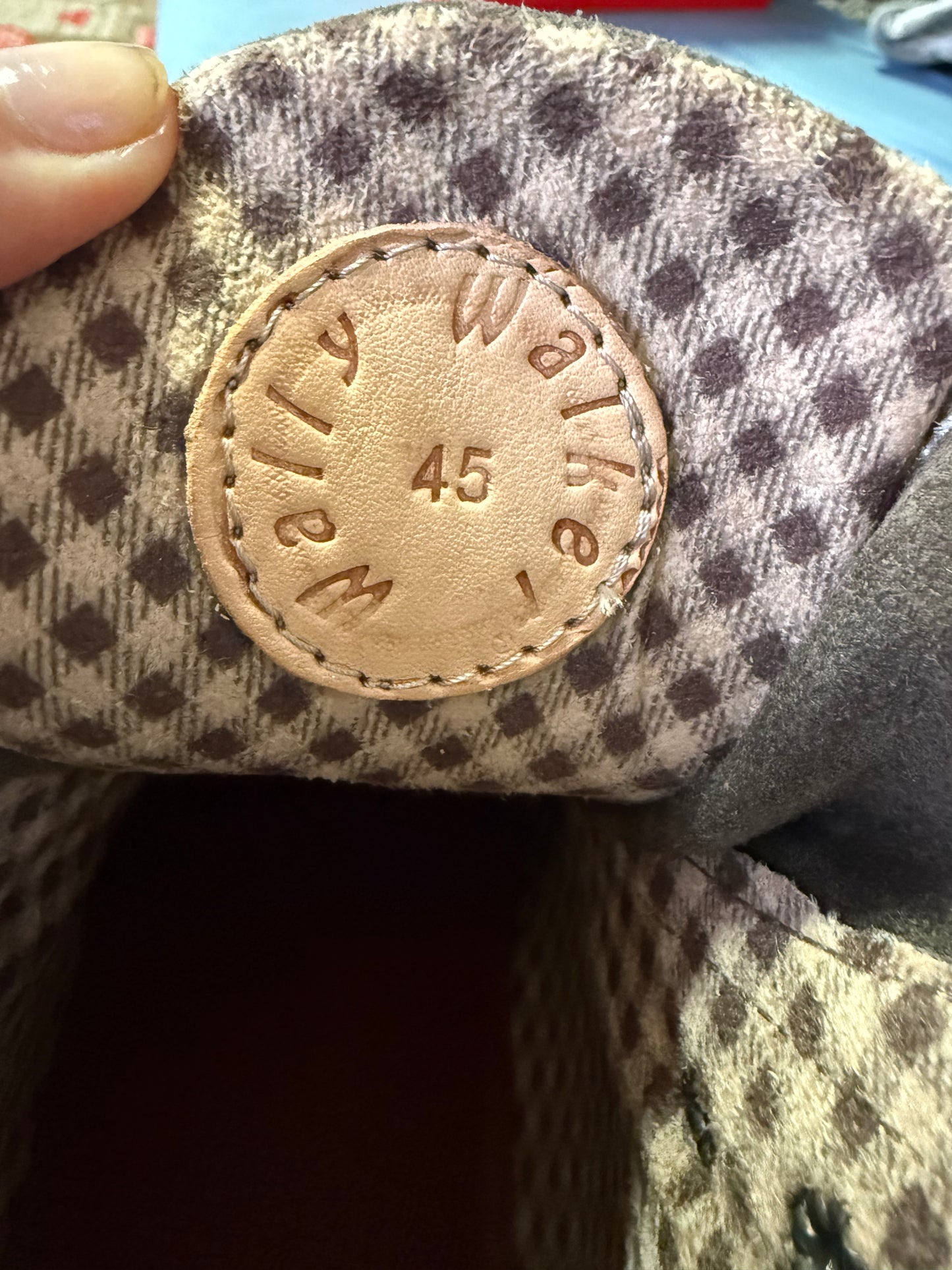 WALLY WALKER SCARPA DA TREKKING DA UOMO IN PELLE SCAMOSCIATA