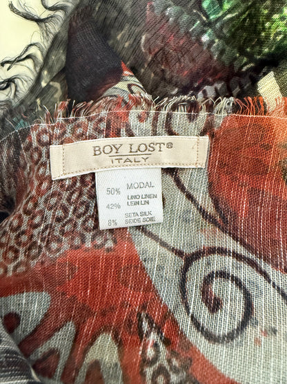BOY LOST SCIARPA MULTICOLORE FANTASIA ASTRATTA