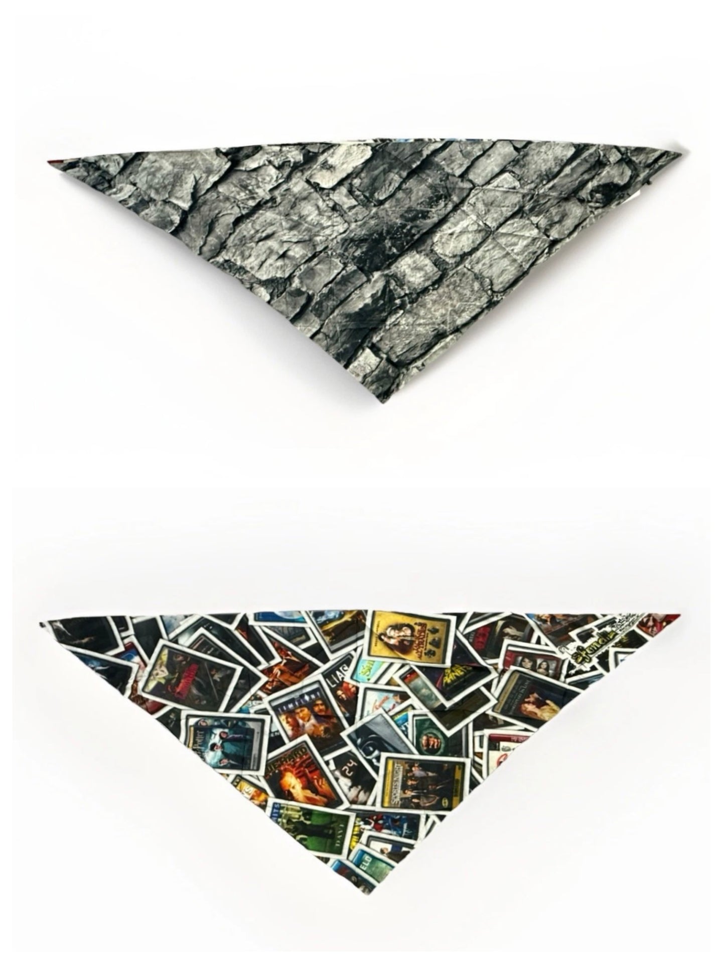 BLACK VELVET SCIARPA SCIALLE TRIANGOLARE REVERSIBILE