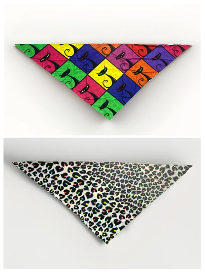 BLACK VELVET SCIARPA SCIALLE TRIANGOLARE REVERSIBILE