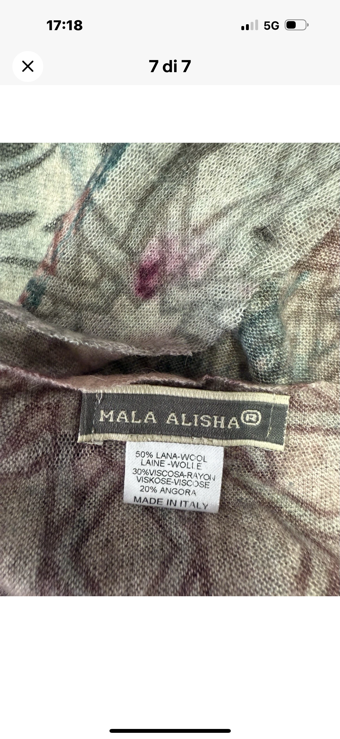 MALA ALISHA SCIARPA DONNA MISTO LANA