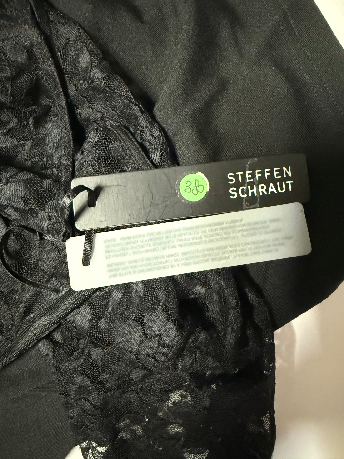 STEFFEN SCHRAUT VESTITO TUBINO DRAPPEGGIATO NERO