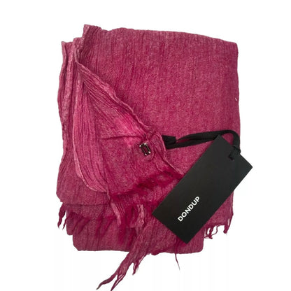 DONDUP SCIARPA MISTO LANA FUCSIA DONNA