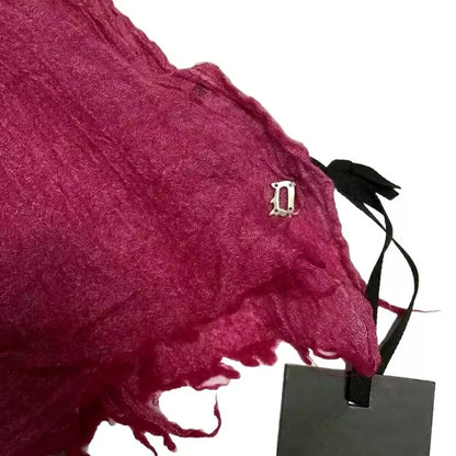 DONDUP SCIARPA MISTO LANA FUCSIA DONNA