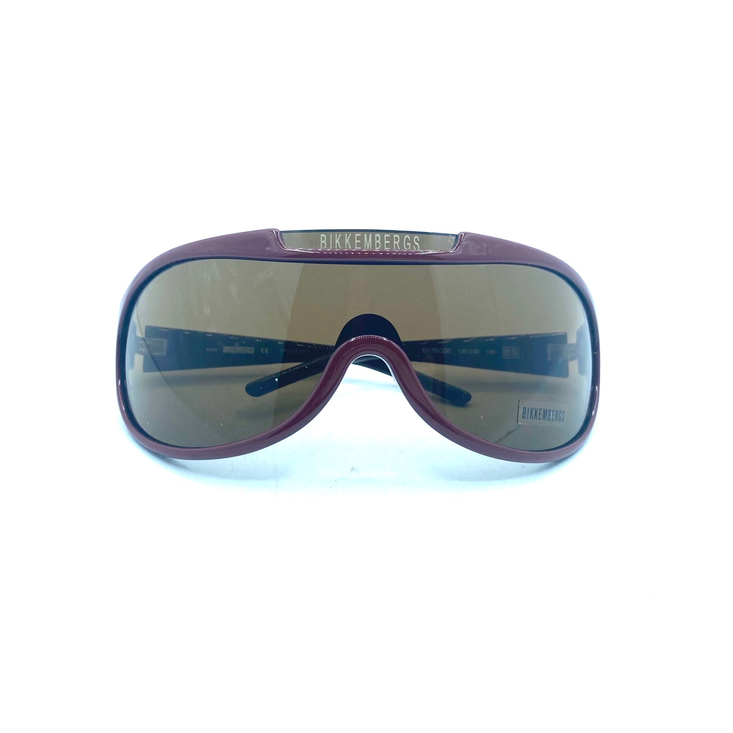 BIKKEMBERGS OCCHIALI  DA SOLE UNISEX BORDEAUX