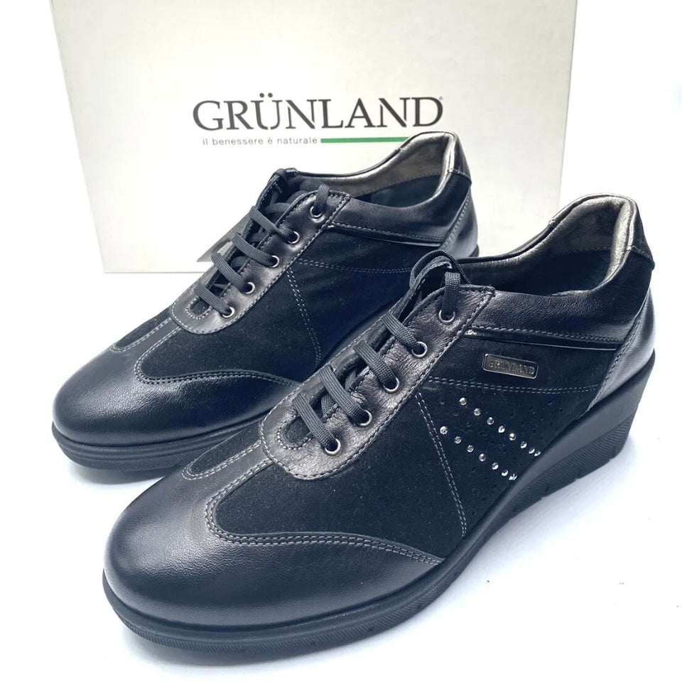 Grunland Sneakers Comfort Pelle e Scamosciato
