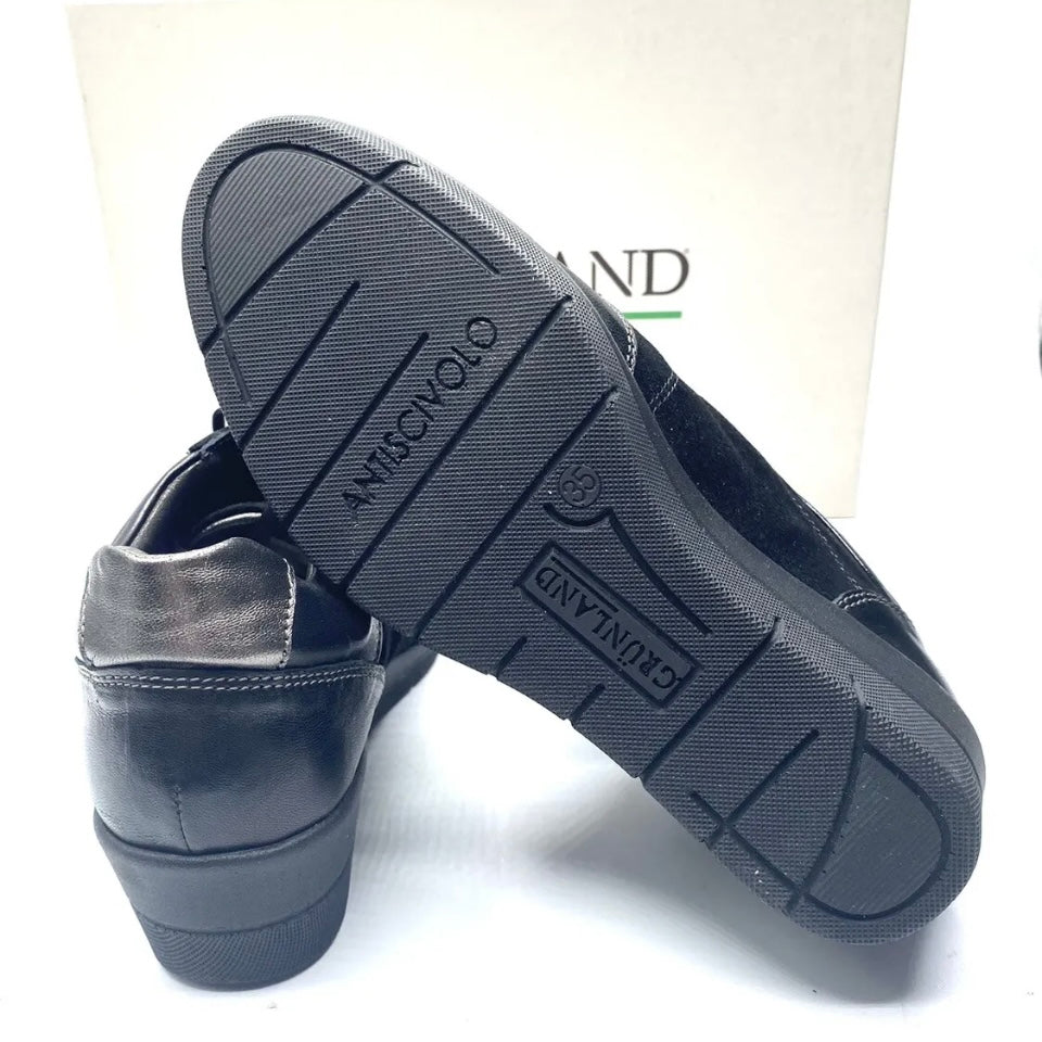 Grunland Sneakers Comfort Pelle e Scamosciato