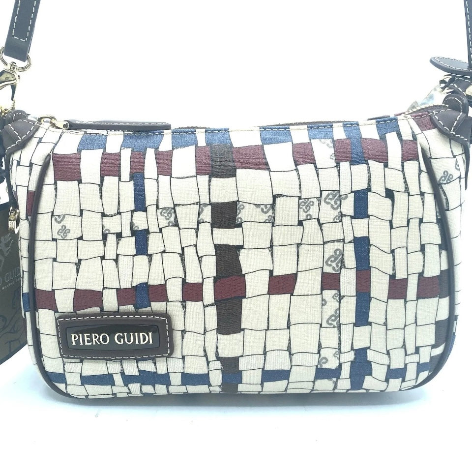 Piero Guidi Shoulder Bag/Tracollina Intreccio