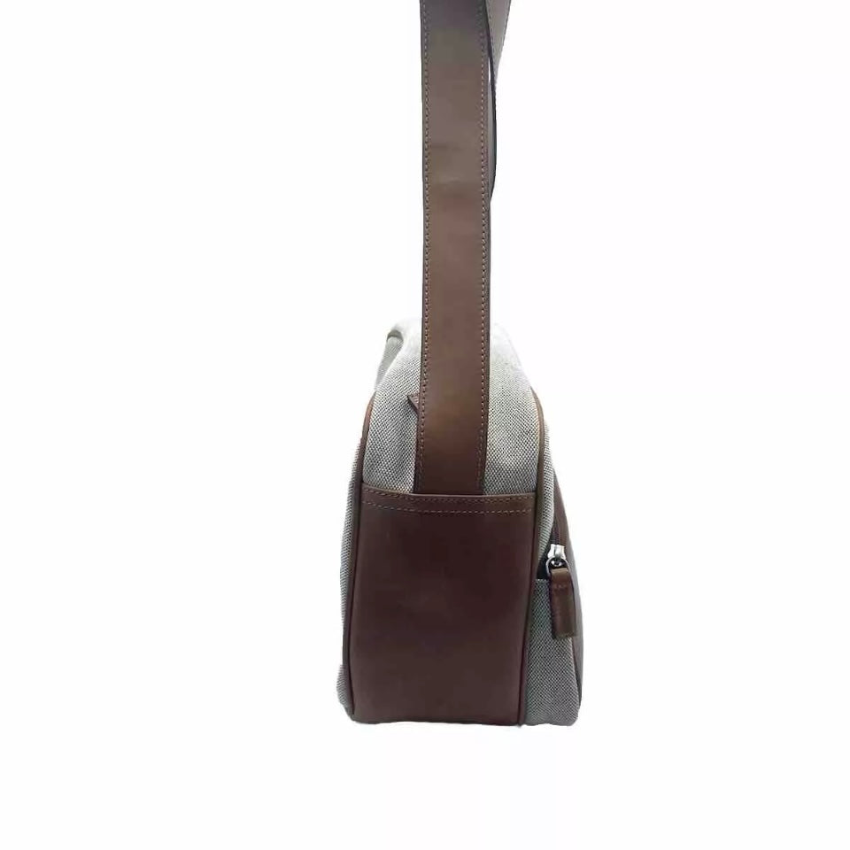 STIVALERIA SAVOIA BORSA MARRONE / BEIGE PELLE