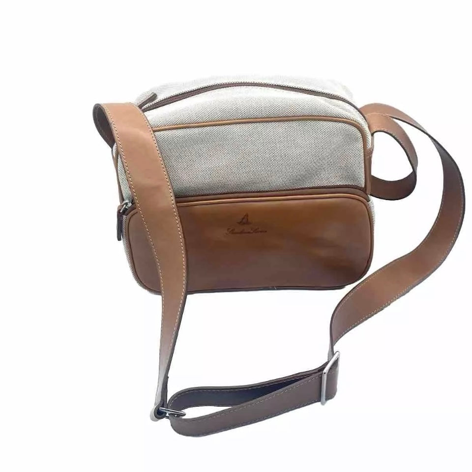 STIVALERIA SAVOIA BORSA MARRONE / BEIGE PELLE