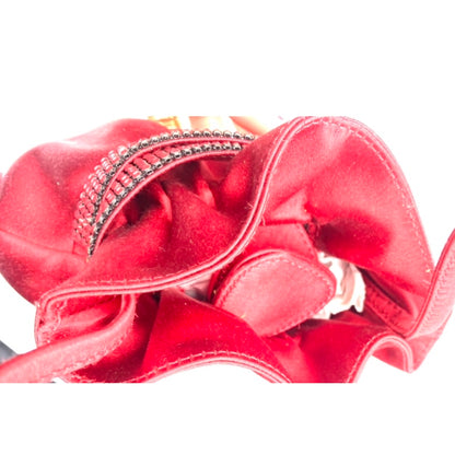 MARTIN CLAY POCHETTE RASO rosso