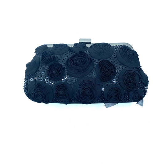 Moonlight Pochette nera fiori