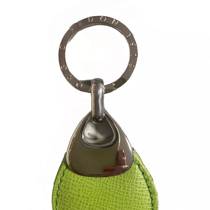 GIORGIO FEDON 1919 PORTACHIAVI IN PELLE NAPPA VERDE