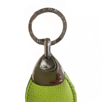 GIORGIO FEDON 1919 PORTACHIAVI IN PELLE NAPPA VERDE