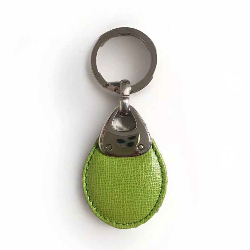 GIORGIO FEDON 1919 PORTACHIAVI IN PELLE NAPPA VERDE