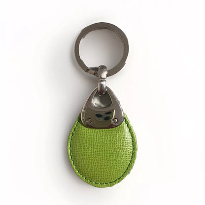 GIORGIO FEDON 1919 PORTACHIAVI IN PELLE NAPPA VERDE