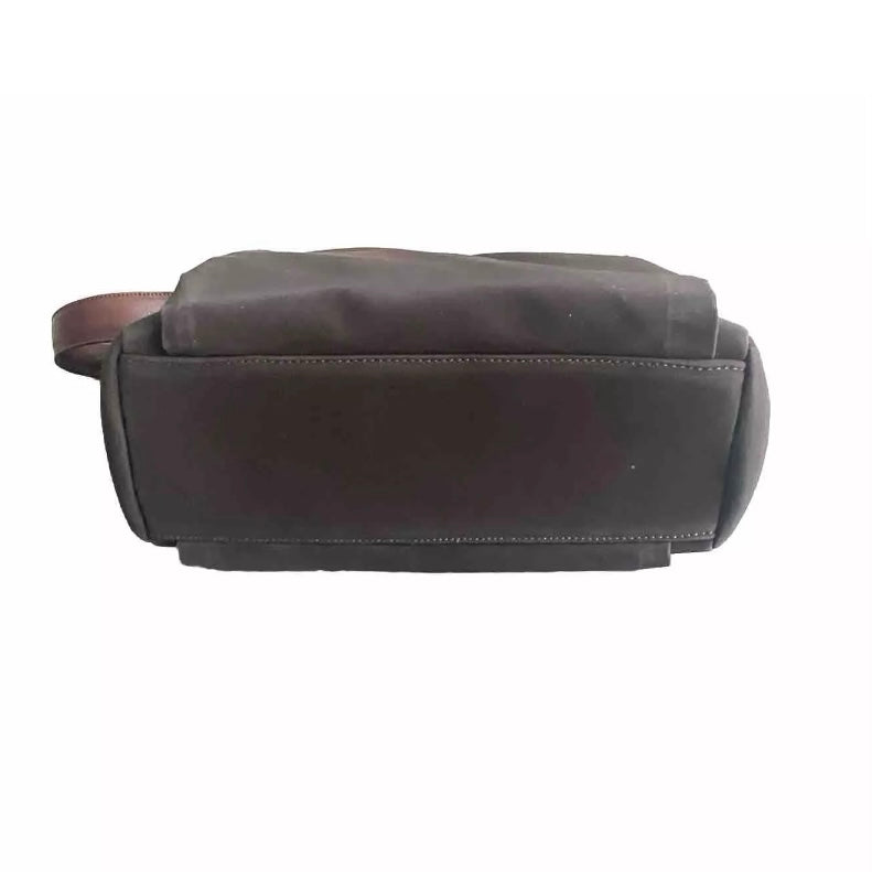 DELL’GA BORSA DA SPALLA TESSUTO TECNICO E PELLE