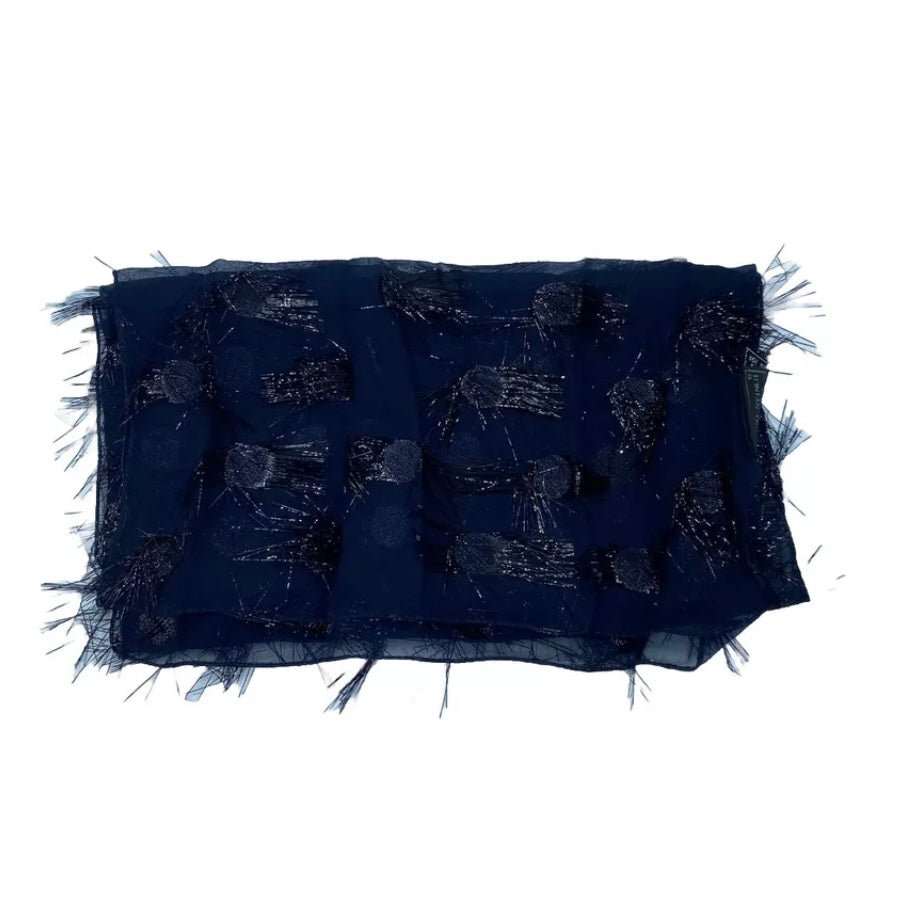 EMILIO STINGI GENOVA FOULARD BLU