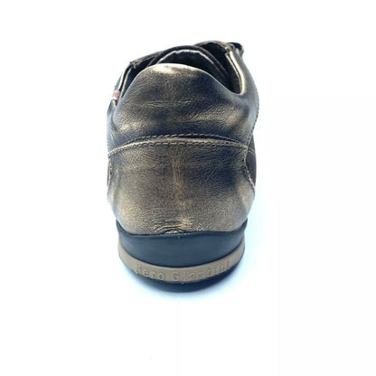 NEROGIARDINI SNEAKERS BIMBA IN PELLE DELAVATO BRONZO