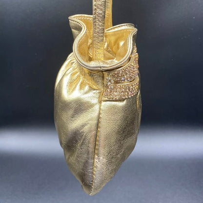 MARTIN CLAY Pochette pelle oro
