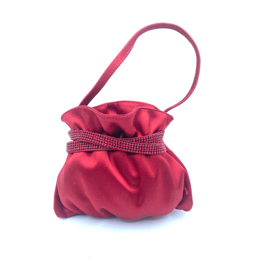 MARTIN CLAY POCHETTE RASO rosso