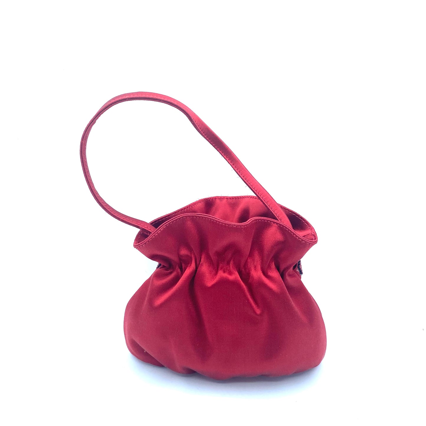 MARTIN CLAY POCHETTE RASO rosso