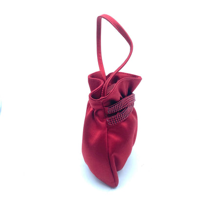 MARTIN CLAY POCHETTE RASO rosso