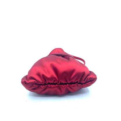 MARTIN CLAY POCHETTE RASO rosso