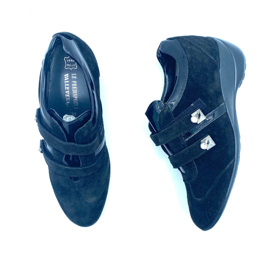 VALLEVERDE SNEAKERS IN PELLE SCAMOSCIATA