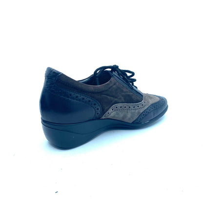 VALLEVERDE SNEAKERS IN PELLE SCAMOSCIATA