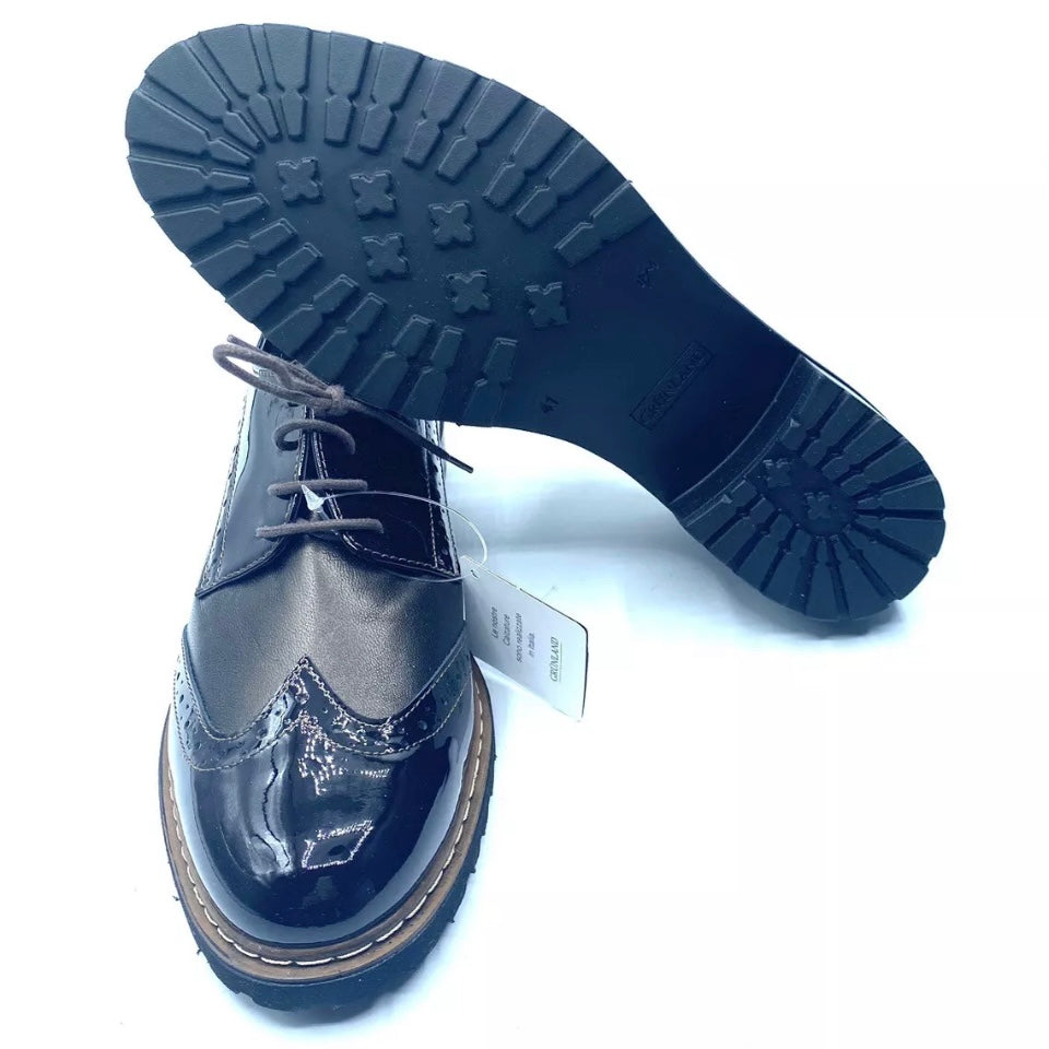 GRUNLAND CIZI SCARPE STRINGATE DONNA TESTA DI MORO