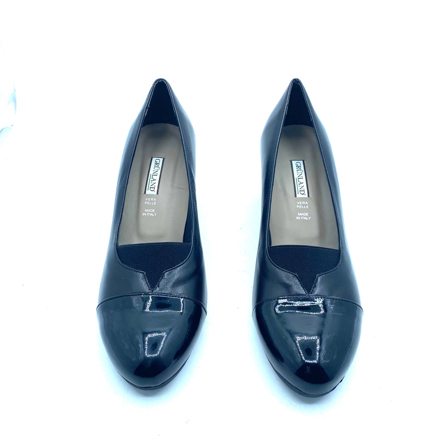 GRUNLAND DÉCOLLETÉ COMODE DA DONNA IN PELLE NERO