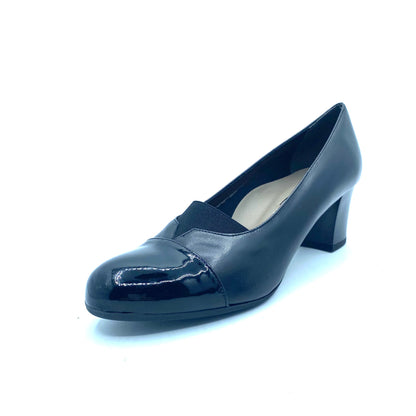 GRUNLAND DÉCOLLETÉ COMODE DA DONNA IN PELLE NERO