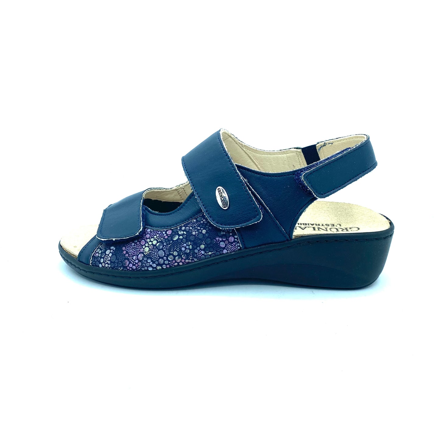 GRUNLAND SANDALI DONNA BLU