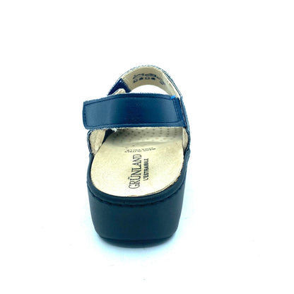 GRUNLAND SANDALI DONNA BLU