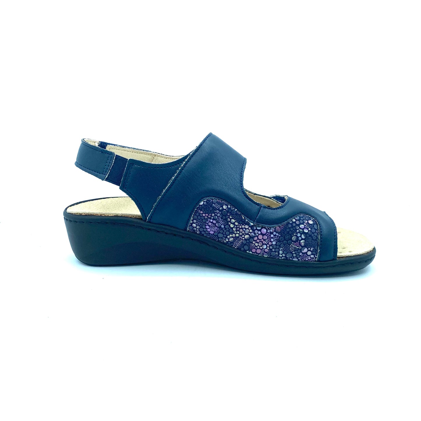 GRUNLAND SANDALI DONNA BLU