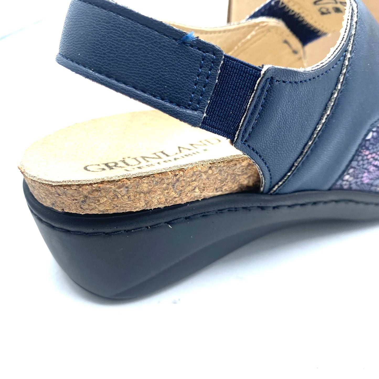 GRUNLAND SANDALI DONNA BLU