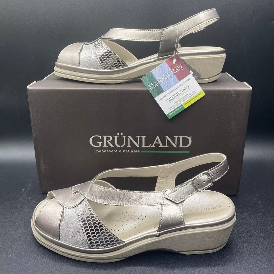 GRUNLAND SANDALO DONNA TAUPE