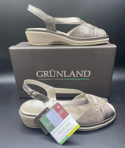 GRUNLAND SANDALO DONNA TAUPE NUMERO 40