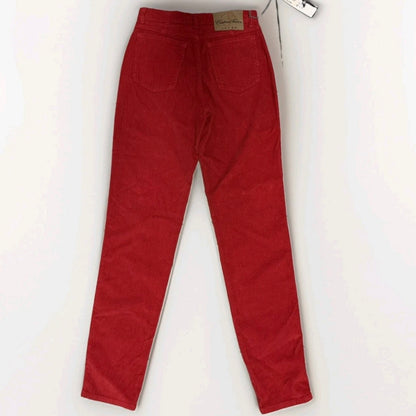 CRISTIANO FISSORE PANTALONE VELLUTO A COSTE ROSSO DONNA