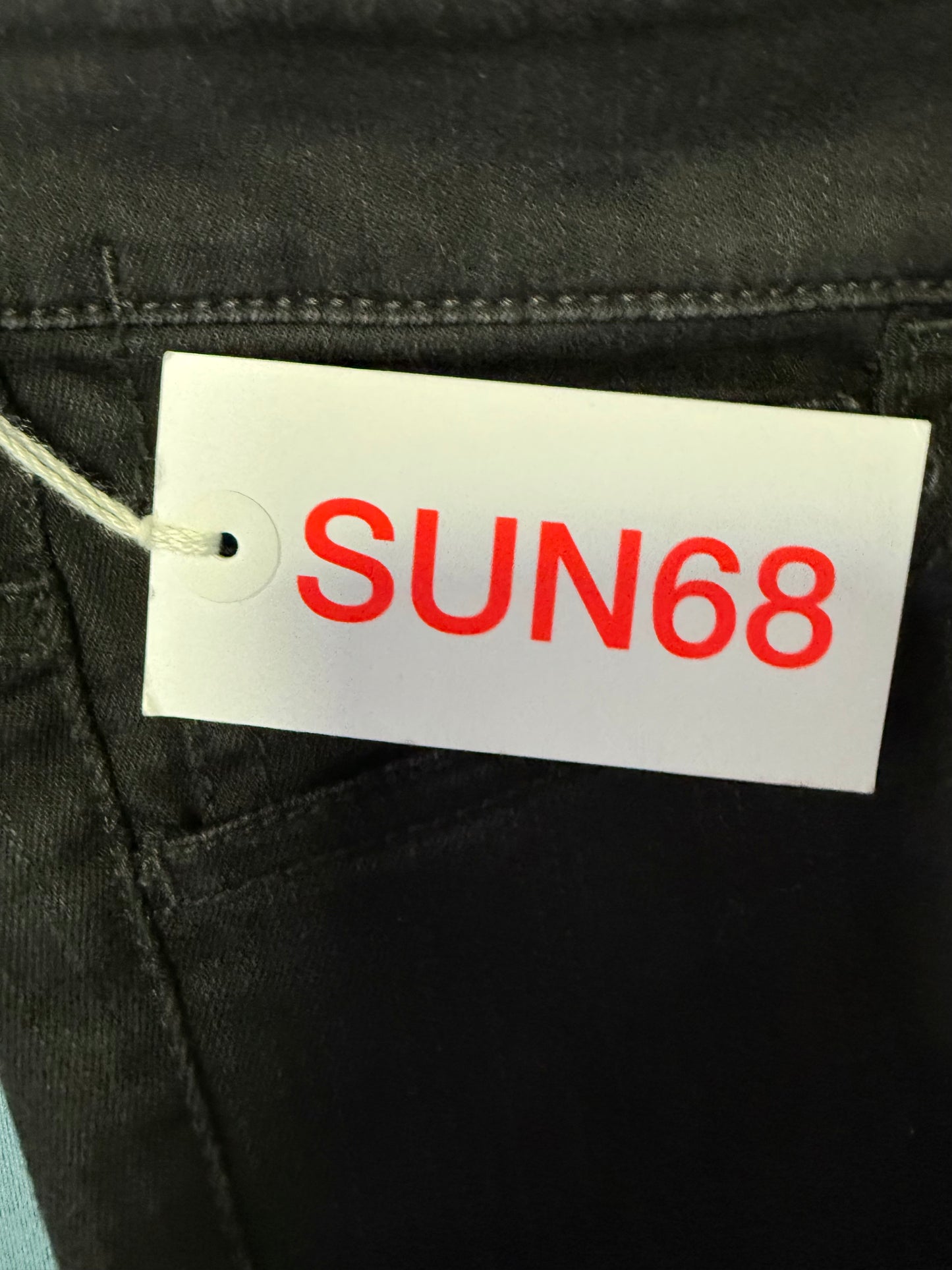 SUN68  JEANS ELASTICIZZATI DONNA NERI