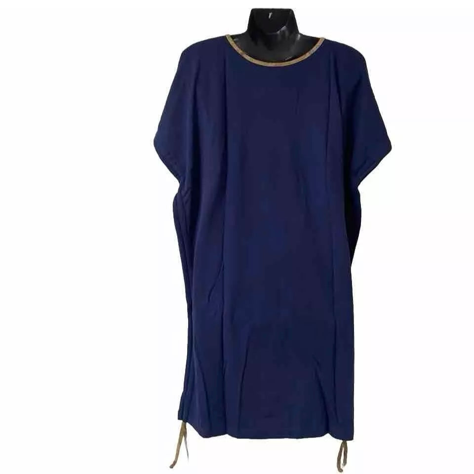 ALVIERO MARTINI 1^ CLASSE KAFTANO COPRICOSTUME DONNA BLU